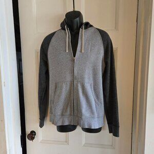 Sonoma Goods For Life Hoodie Mens size M Gray Full Zip Sweatshirt Pockets Fleece